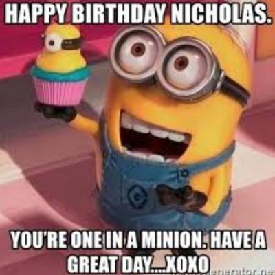 Happy Birthday Nicholas Memes