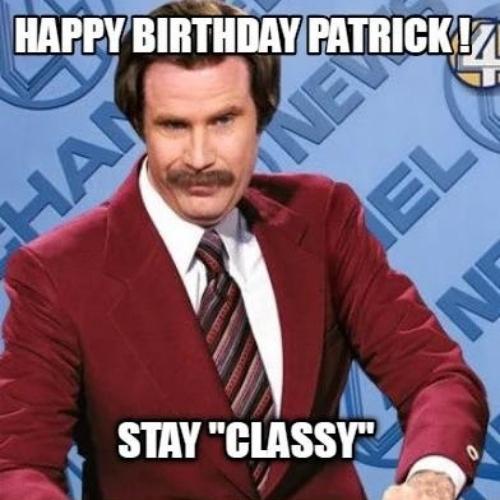Happy Birthday Patrick Memes