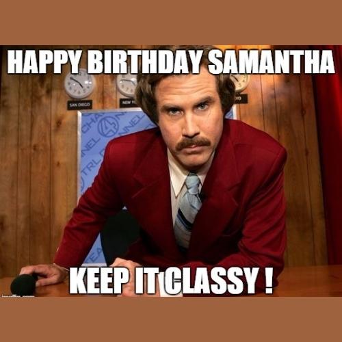 Happy Birthday Samantha Memes