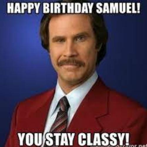 Happy Birthday Samuel Memes