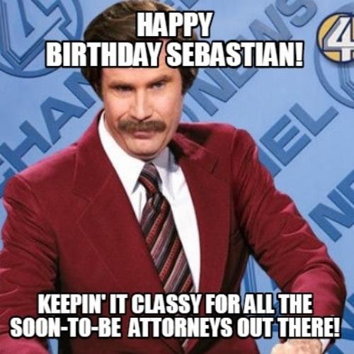 Happy Birthday Sebastian Memes