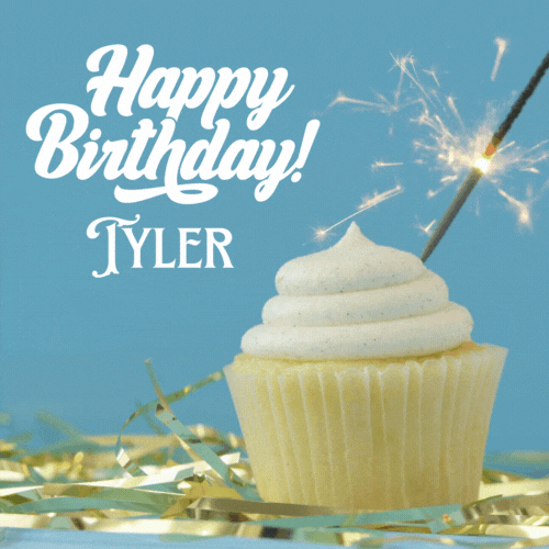 Happy Birthday Tyler Gif
