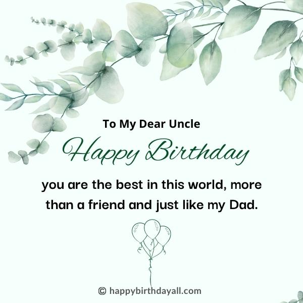 Happy Birthday Uncle Messages