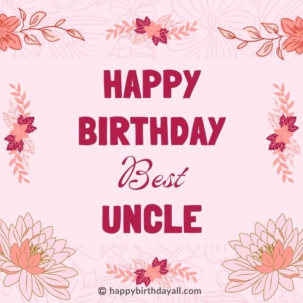 Happy Birthday Uncle Wishes