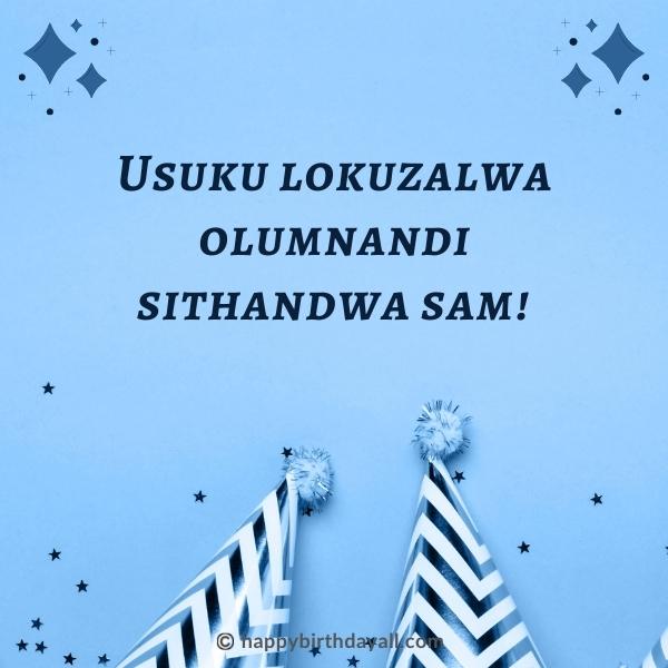 Happy Birthday in Xhosa Wishes