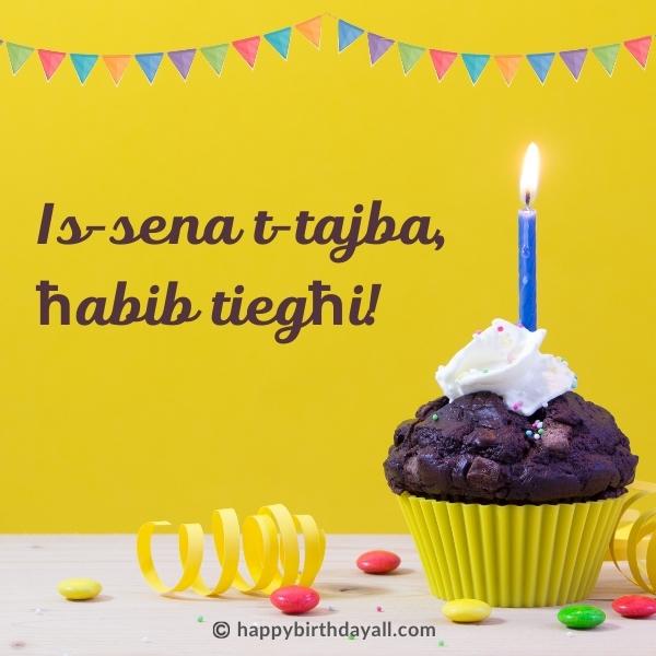 Happy Birthday in Maltese Quotes