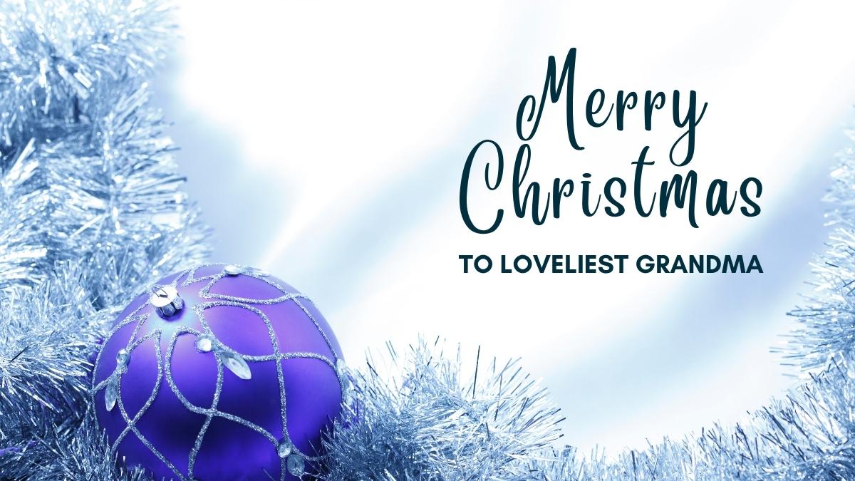 Merry Christmas Grandma Wishes, Messages, Quotes, Images 2023