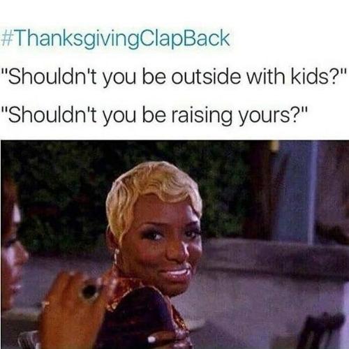 Best Thanksgiving Clapback Memes