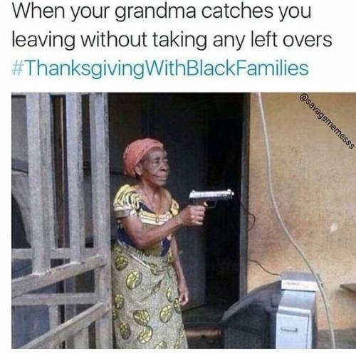 Thanksgiving Black Family Memes