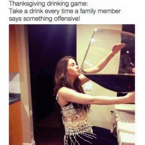 funny Thanksgiving Wine Memes
