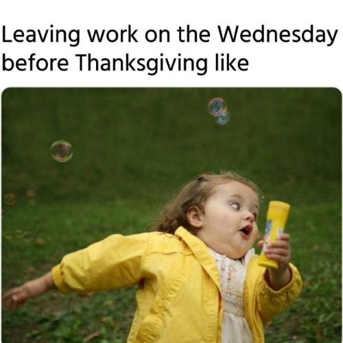 funny Thanksgiving Work Memes