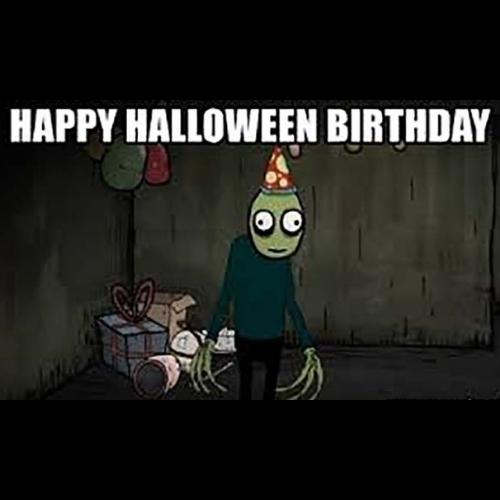 halloween birthday meme