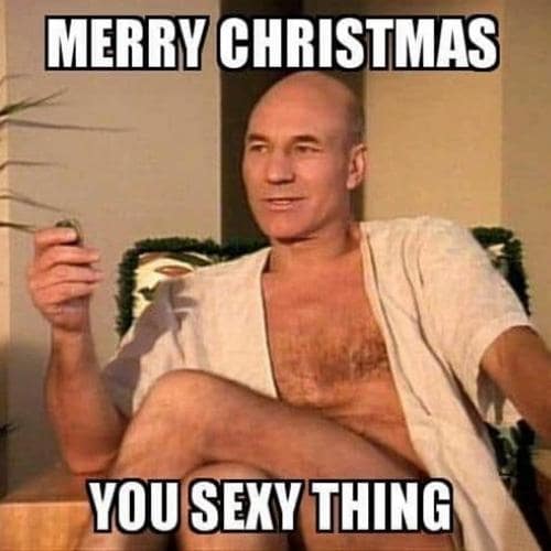 Merry christmas you sexy thing