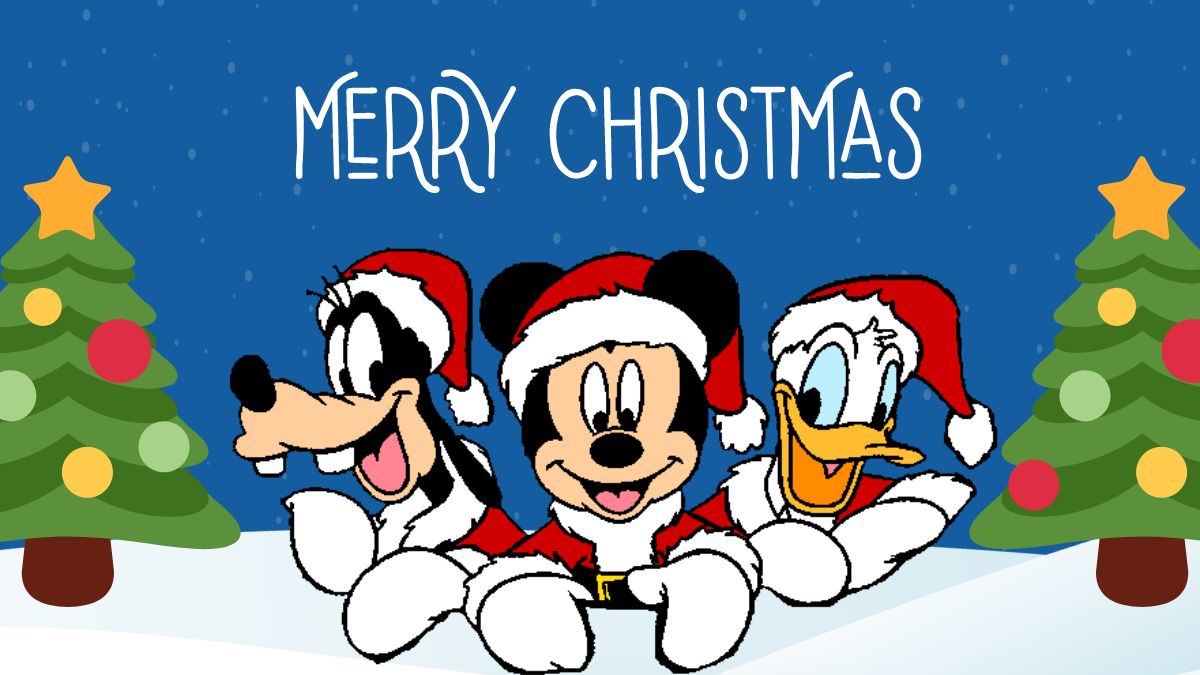 Disney Merry Christmas Gif
