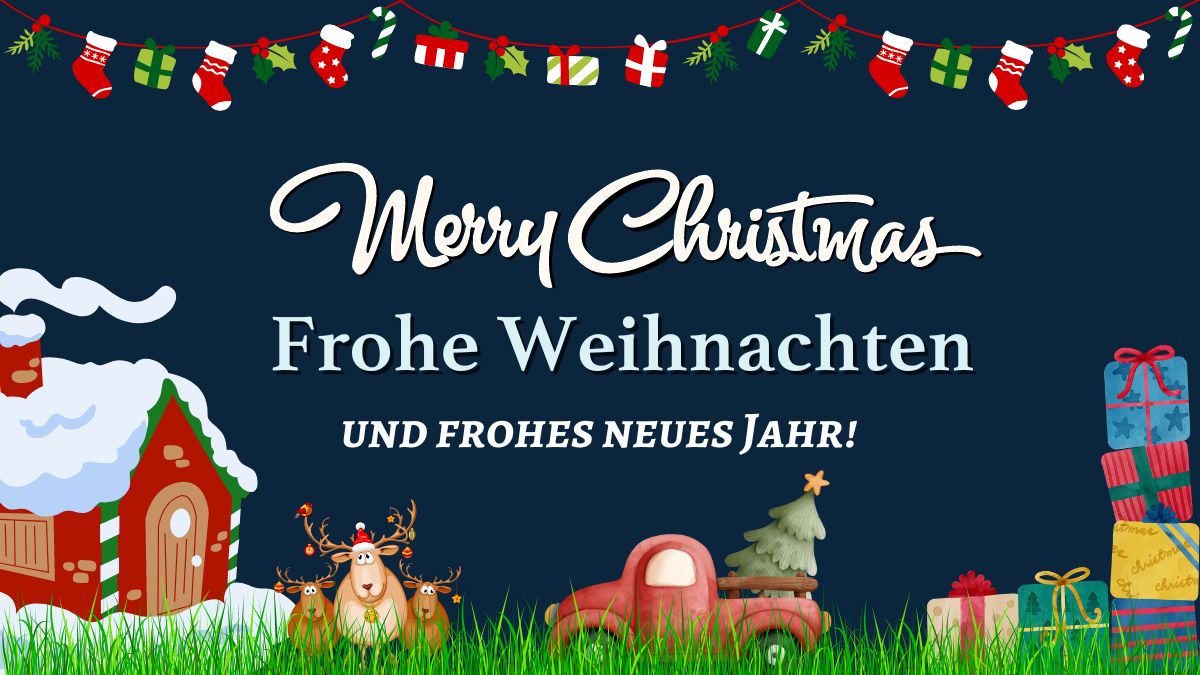 How To Say Merry Christmas in German Language