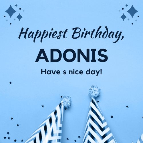 Happy Birthday Adonis Images