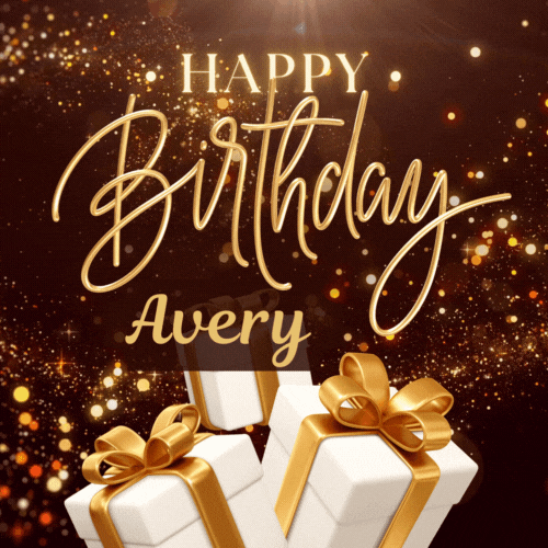 Happy Birthday Avery Gif