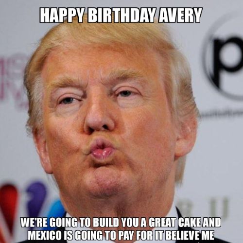 Happy Birthday Avery Memes