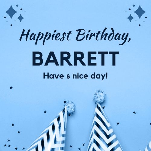 Happy Birthday Barrett Images