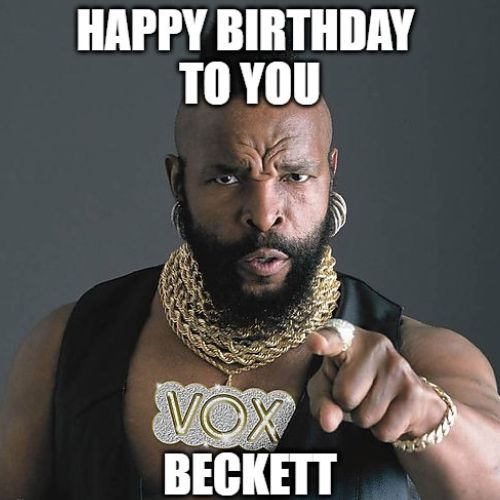 Happy Birthday Beckett Memes