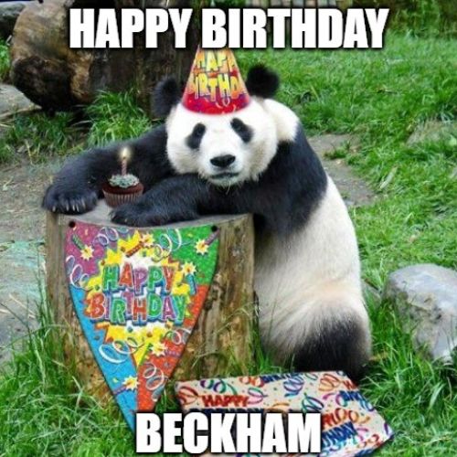 Happy Birthday Beckham Memes