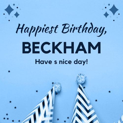 Happy Birthday Beckham Images