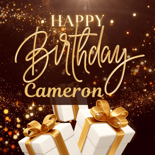 Happy Birthday Cameron Gif