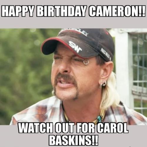 Happy Birthday Cameron Memes