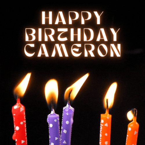 Happy Birthday Cameron Gif