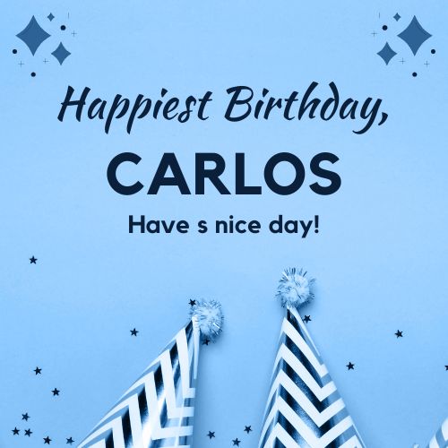 Happy Birthday Carlos Images