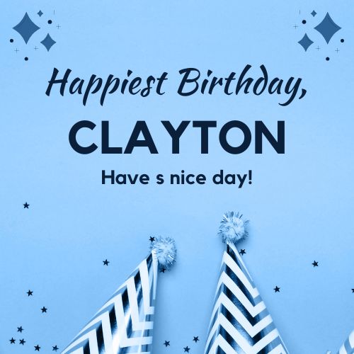 Happy Birthday Clayton Images