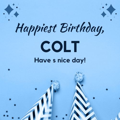 Happy Birthday Colt Images