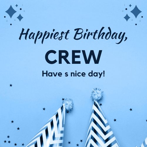 Happy Birthday Crew Images
