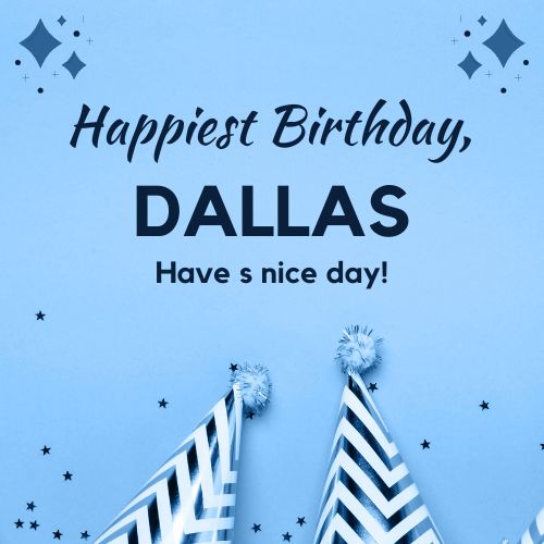 Happy Birthday Dallas Images