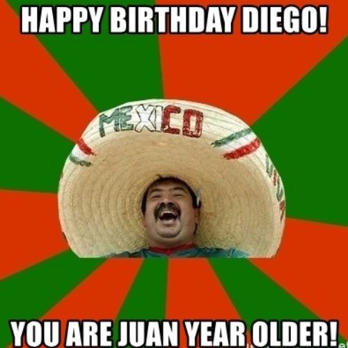 Happy Birthday Diego Memes
