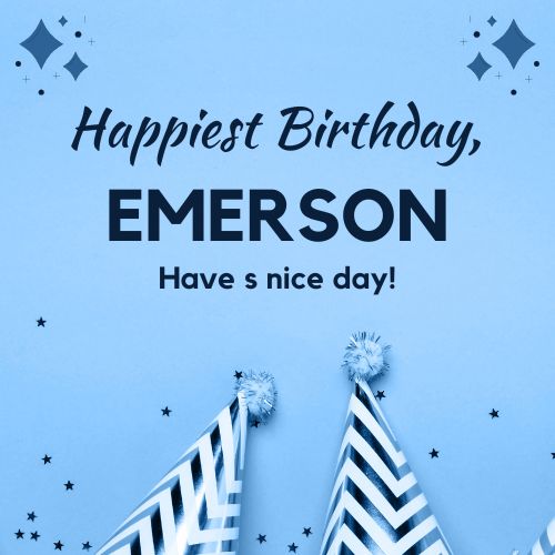 Happy Birthday Emerson Images