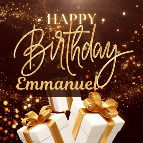 Happy Birthday Emmanuel Gif