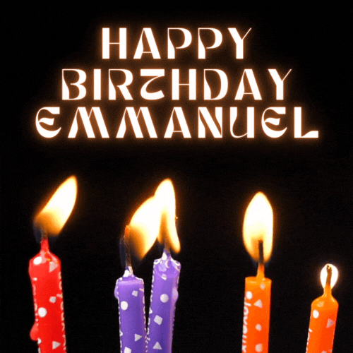 Happy Birthday Emmanuel Gif