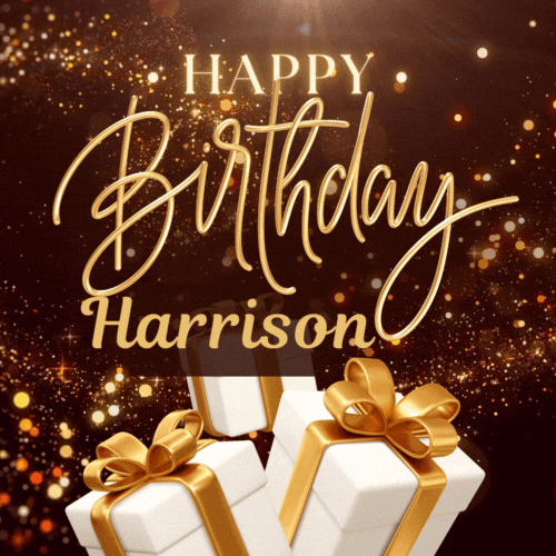 Happy Birthday Harrison Gif