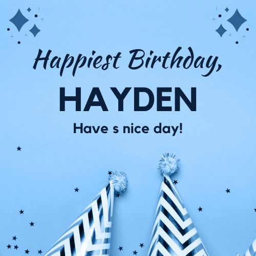 Happy Birthday Hayden Images