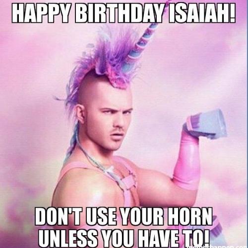 Happy Birthday Isaiah Memes