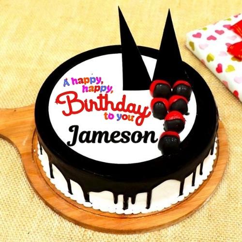 Happy Birthday Jameson Cake With Name