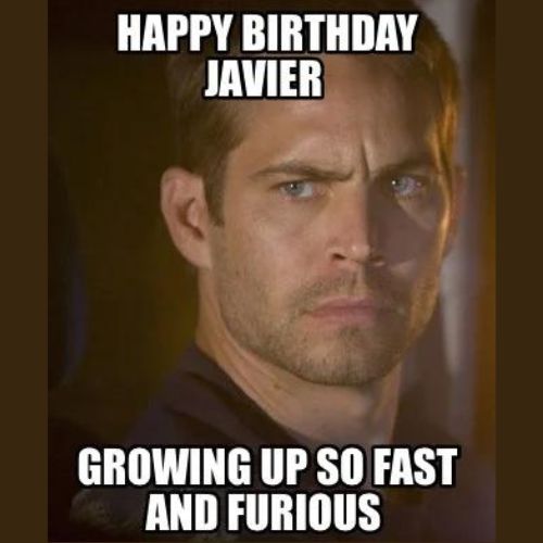 Happy Birthday Javier Memes