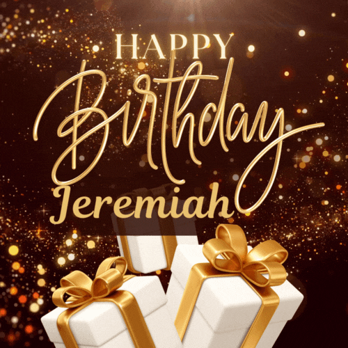 Happy Birthday Jeremiah Gif