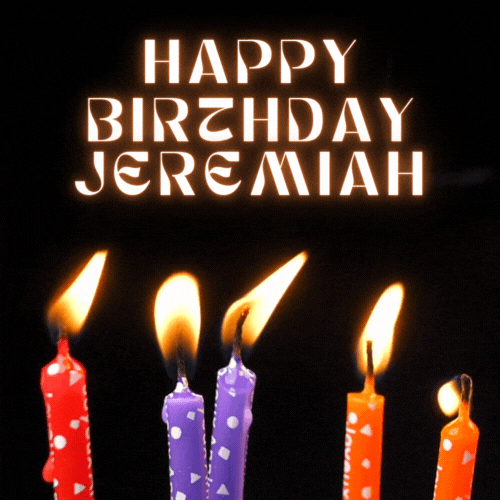 Happy Birthday Jeremiah Gif