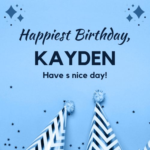 Happy Birthday Kayden Images