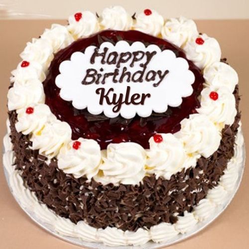 Happy Birthday Kyler Cake With Name