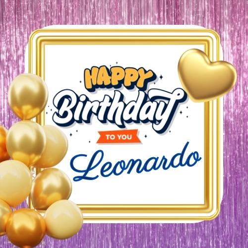 Happy Birthday Leonardo Picture