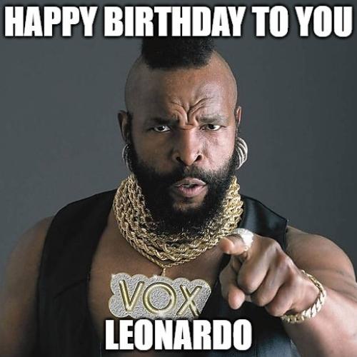 Happy Birthday Leonardo Memes