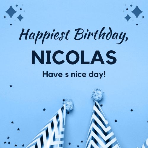 Happy Birthday Nicolas Images